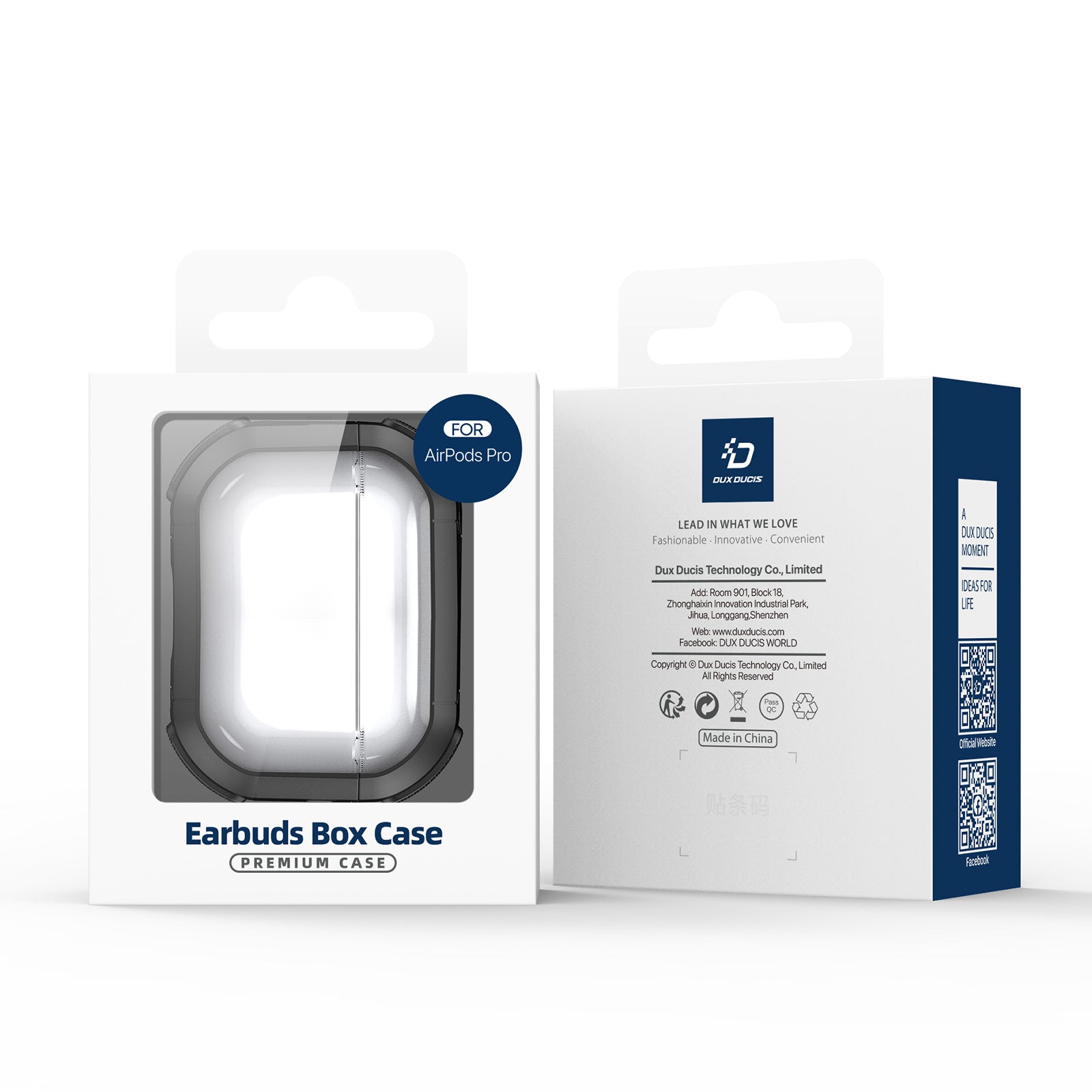 DUX DUCIS PECD Series for Apple AirPods with Charging Case (2016) / (2019) / AirPods with Wireless Charging Case (2019) Protective Cover DUX DUCIS PECD Series for Apple AirPods with Charging Case (2016) / (2019) / AirPods with Wireless Charging Case (2019) Protective Cover